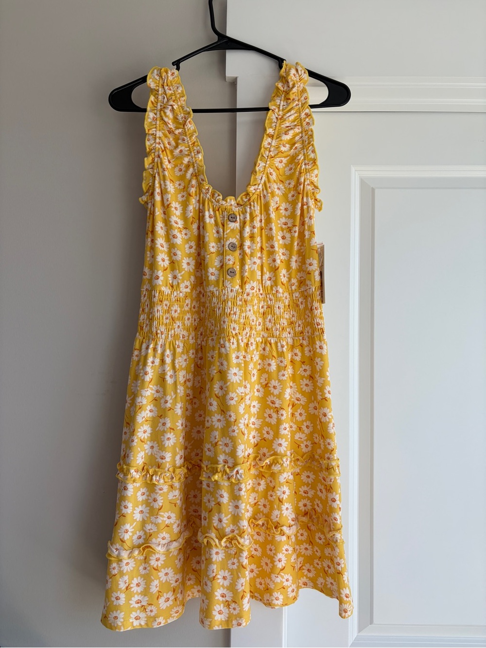 NOBO Yellow Daisy Ruffle Sundress